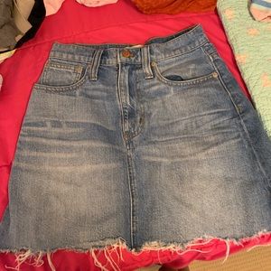 Made well jean skirt